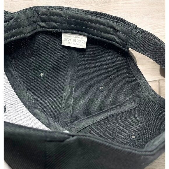 TacoZone Black Baseball Cap Hat Adjustable Strap - Picture 5 of 6